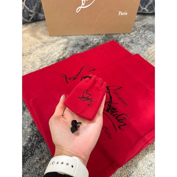 CHRISTHIAN LOUBOUTIN Round chick alta 150 silver glitter - Picture 4 of 11